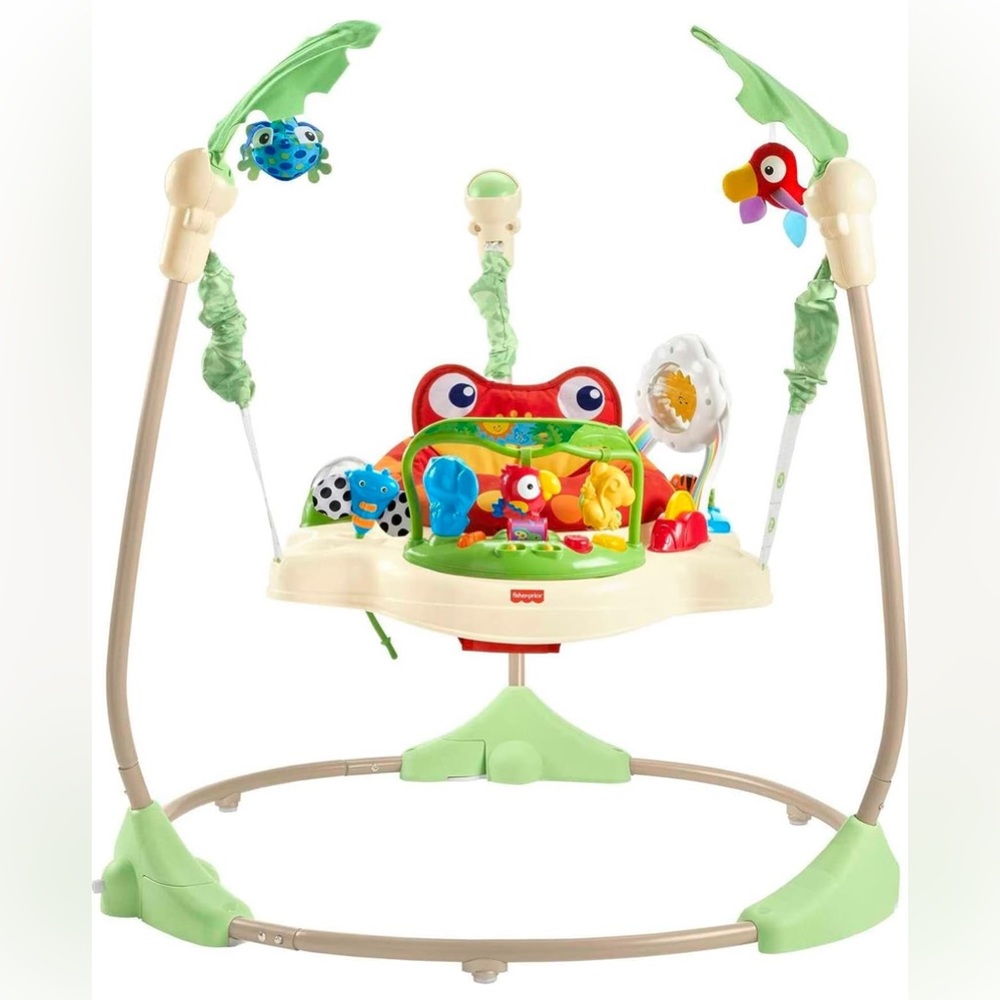 Fisher-Price Baby Bouncer Rainforest Jumperoo Activity Center